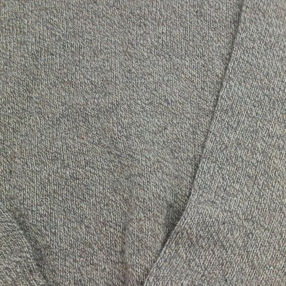 Lands' End Wool Crewneck Sweater Mens Size L Tall Brown Marled Knit Long Sleeve - Picture 2 of 6